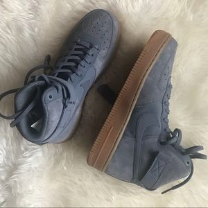 Nike Air Force 1 High suede sneakers